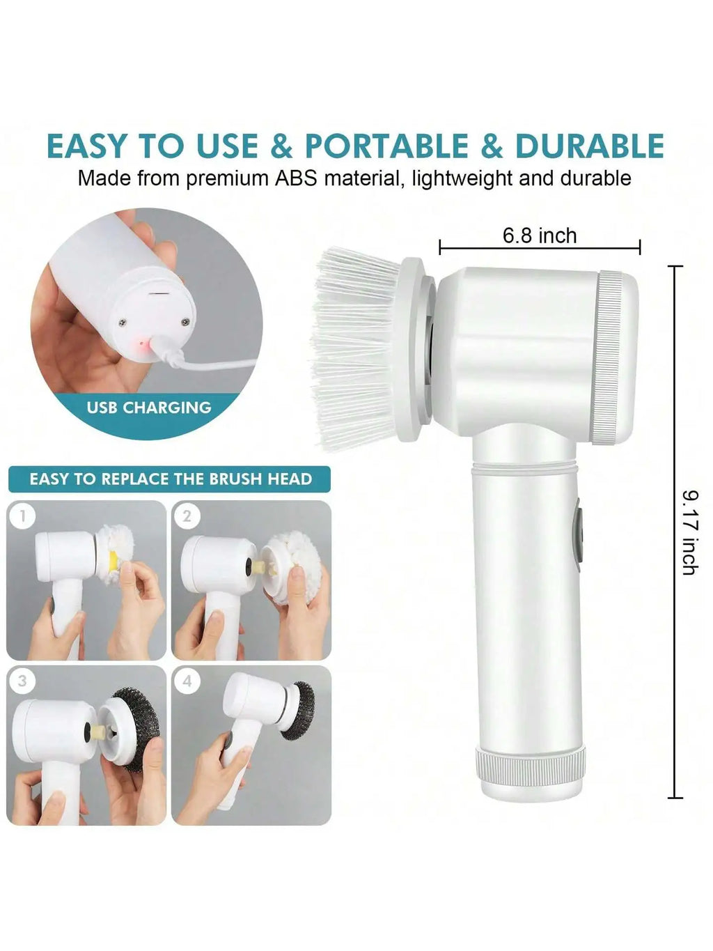 ZenScrub - Multifunctional Electric Cleaner Brush